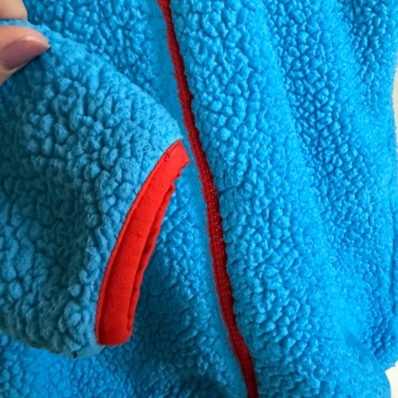 MARVEL Sherpa Reversible Jacket Coat Blue Hooded Boys Size 6 Hulk Spider-Man - Picture 4 of 9